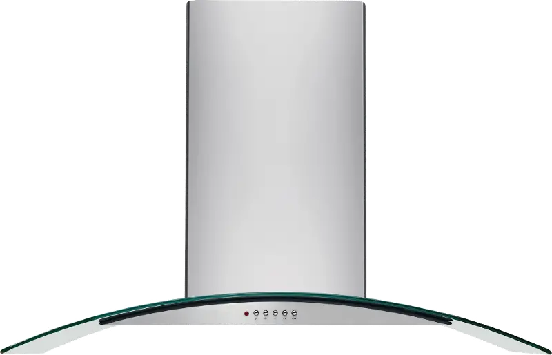 Frigidaire 30 Inch Glass Canopy Wall Mount Hood - Stainless Steel