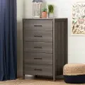 9036035 Gravity Gray Maple 5-Drawer Chest - South Shore