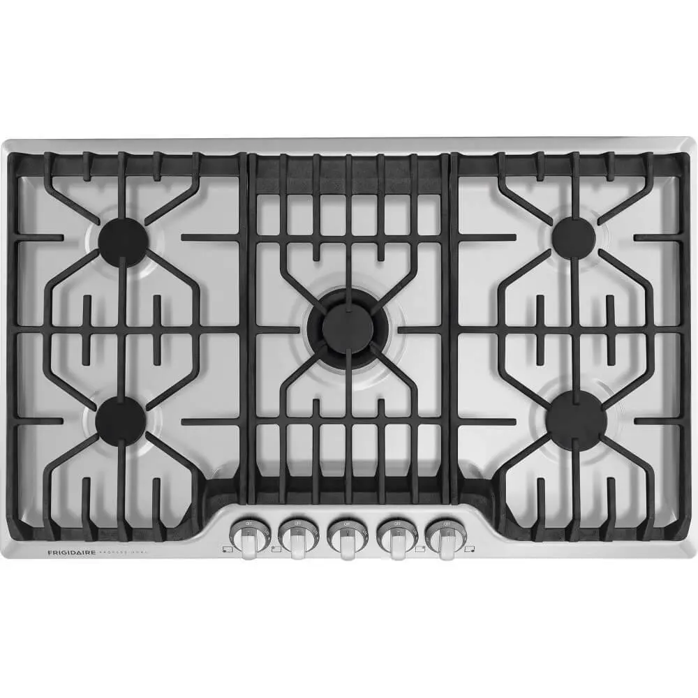 FPGC3677RS Frigidaire Professional 36 Inch 5 Burner Gas Cooktop - Stainless Steel-1