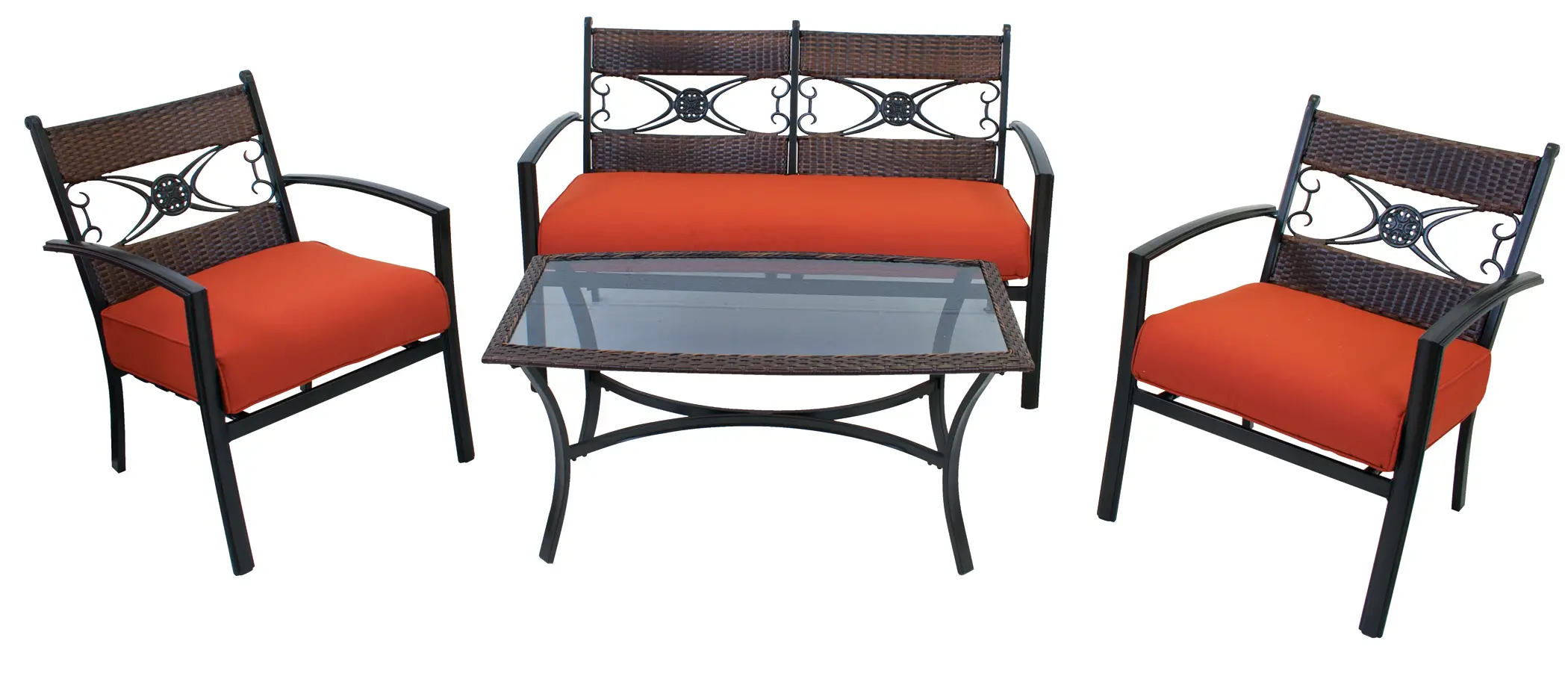 4 Piece Patio Deep Seating-2