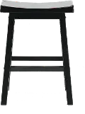 Saddle Black Counter Height Stool