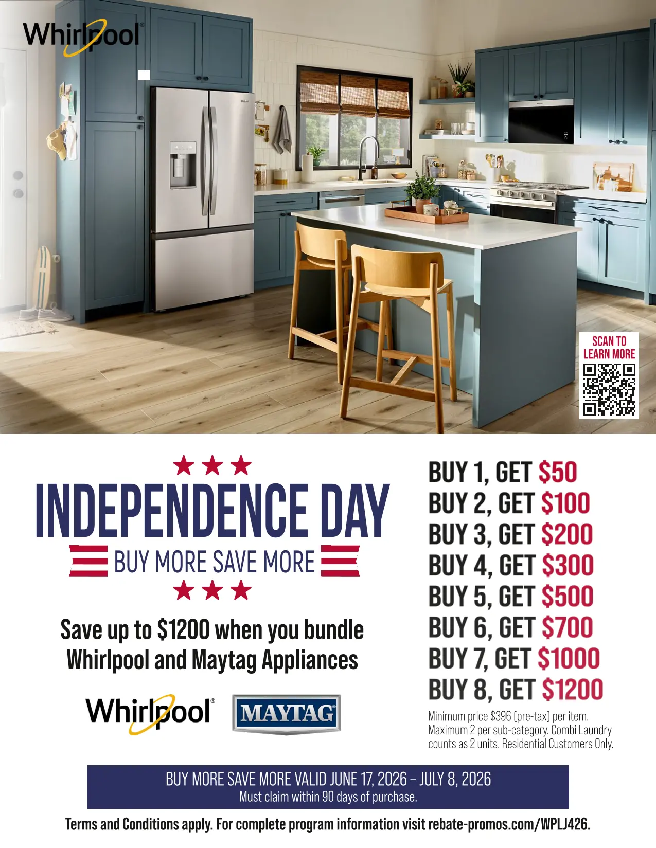 WRT518SZFM Whirlpool 18 cu ft Top Freezer Refrigerator - 28 W Stainless Steel-5