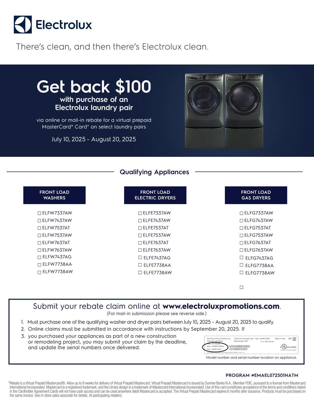 ELFW7637AT Electrolux 4.5 cu ft Front Load Washer with LuxCare Plus Wash - Titanium-6