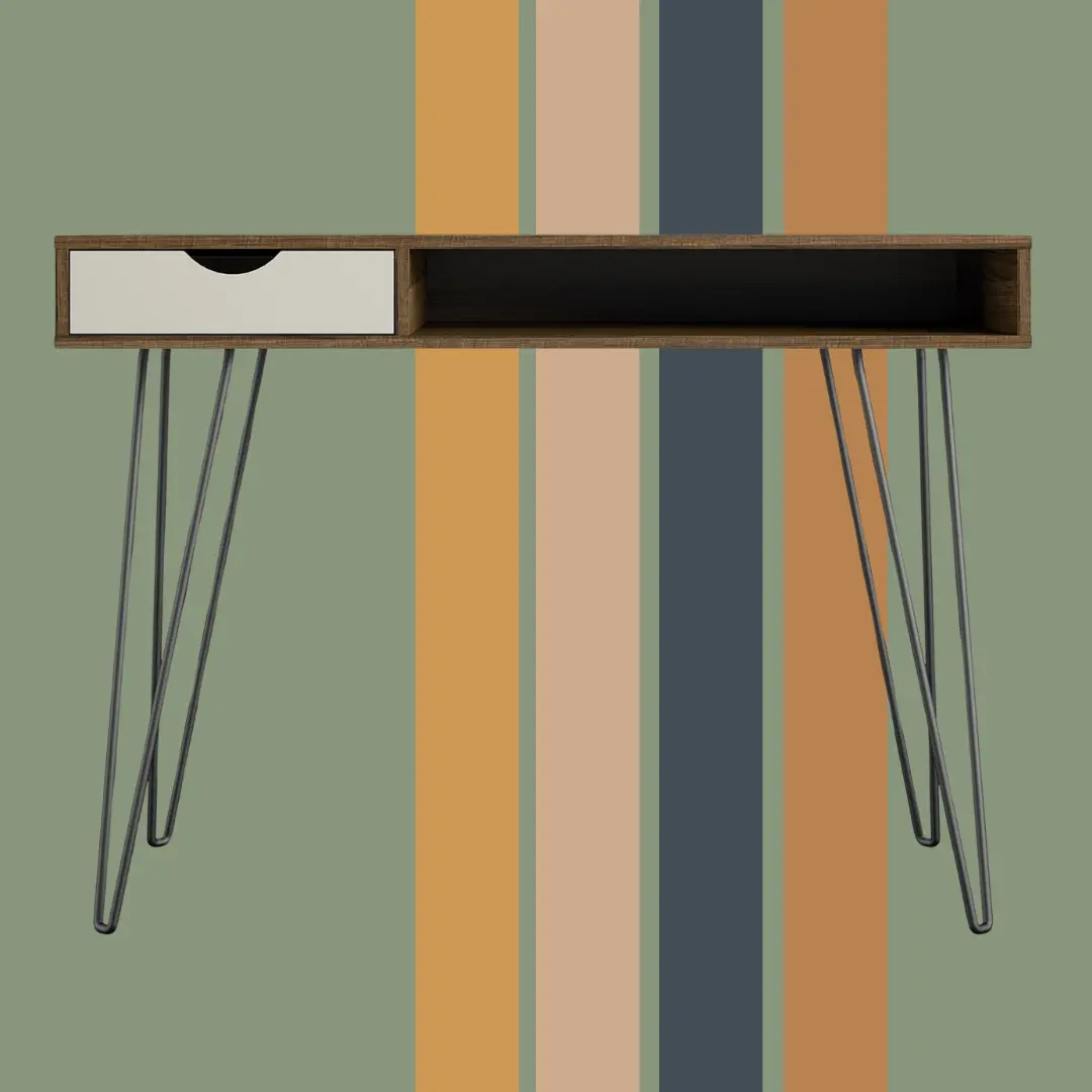 Concord Mid-Century Computer Desk