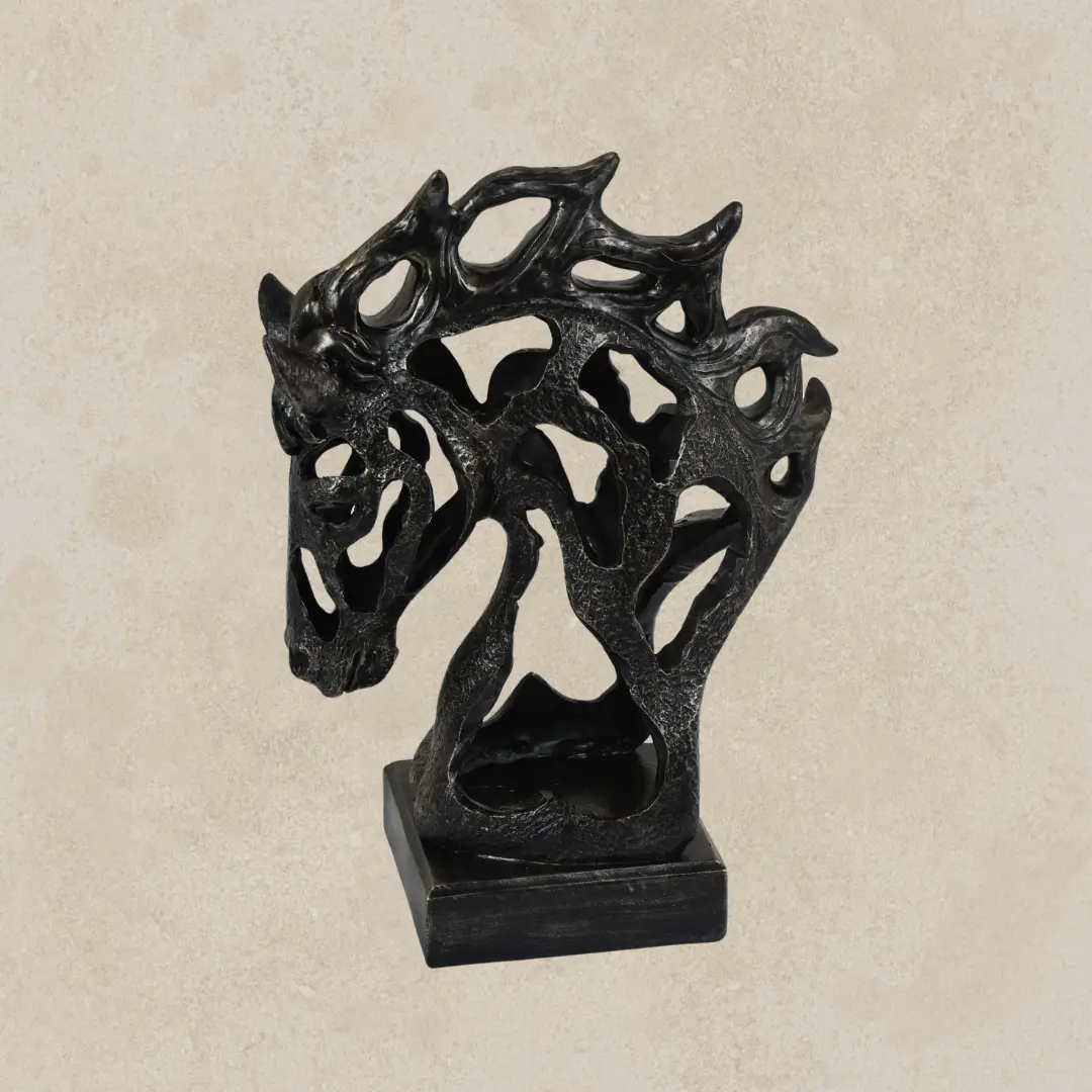 Horse Head Figurine