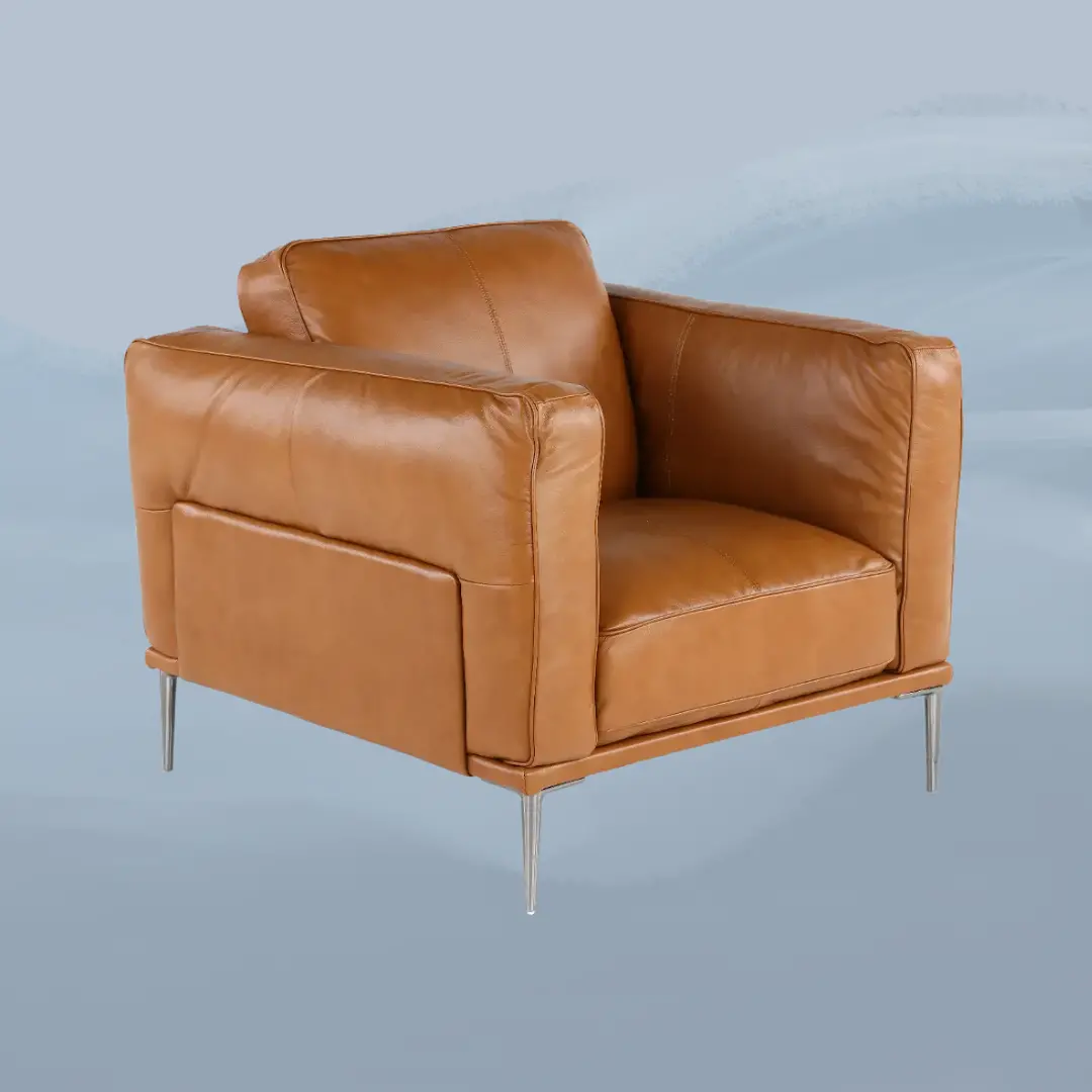 Oasis Tan Leather Chair