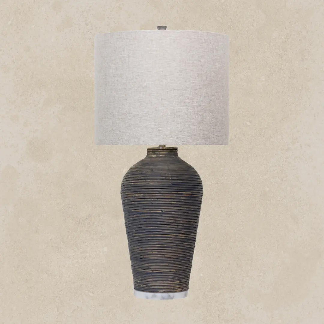 Davari Water Hyacinth Round Accent Tables