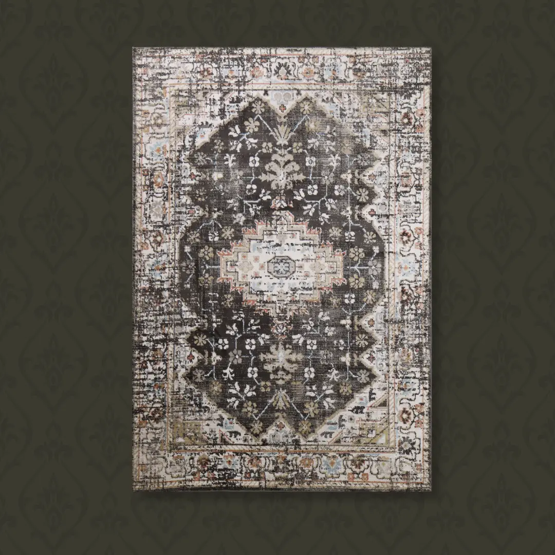 Ashland 8 x 10 Bruno Charcoal Area Rug