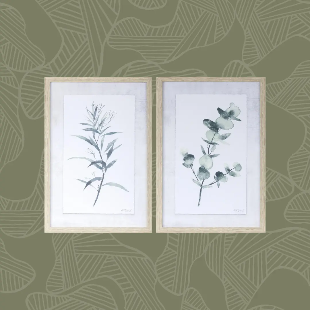 Assorted Eucalyptus Framed Art
