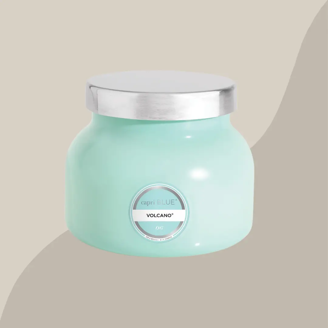 8 oz Volcano Petite Signature Aqua Jar Candle