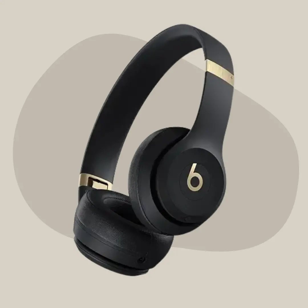Beats Solo 4 Wireless On-Ear Headphones - Black/Gold