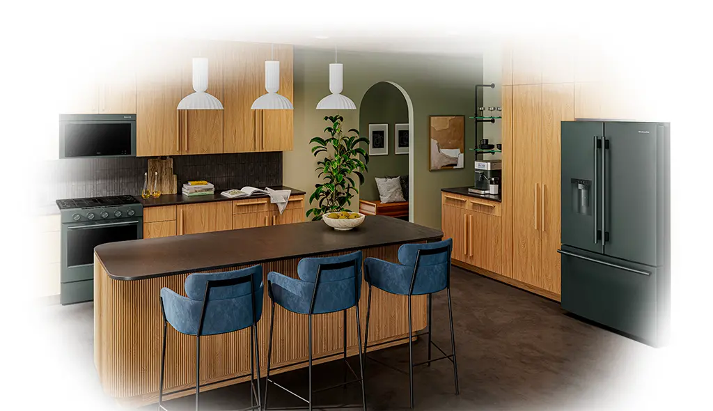 modern kitchen appliances