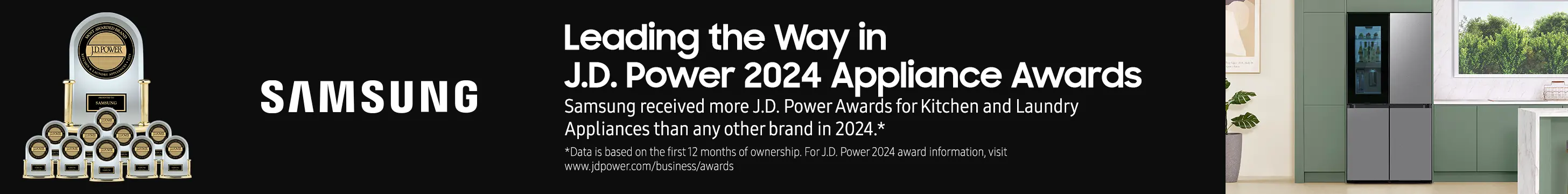 Leading the way in JD Power 2024 appliance awards