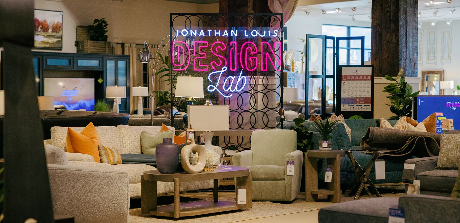 Interior of RC Willey's Draper Furniture Store Location