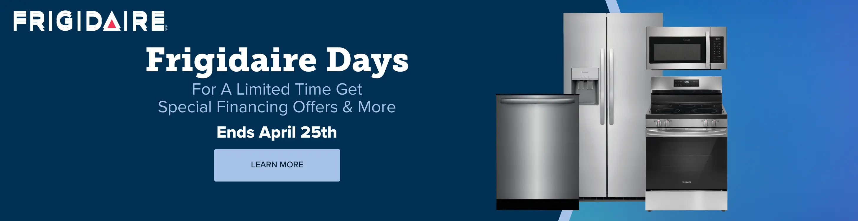 Get special financing offers, Free dishwasher installation and more.