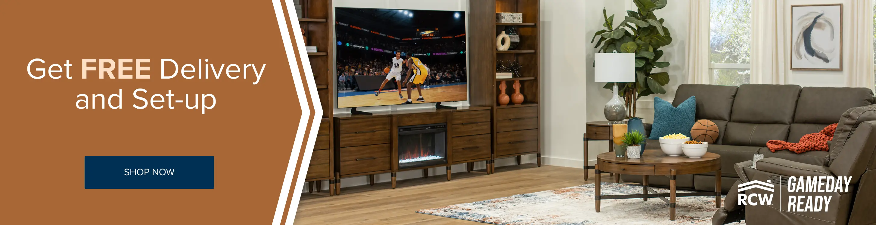 Get Free delivery and set-up on TVs $699 and up.