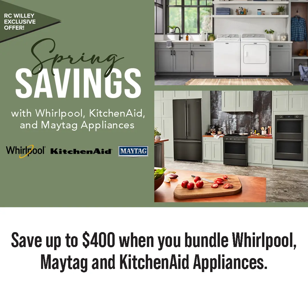 Bundle upgraded appliances and save big.