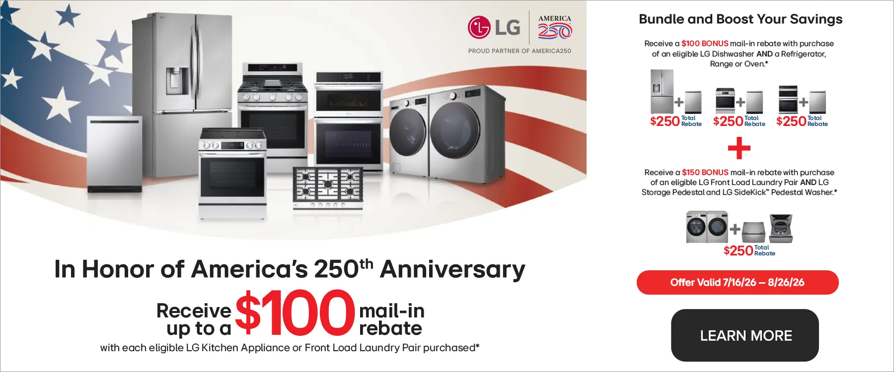 Receive up to a $100 mail-in rebate