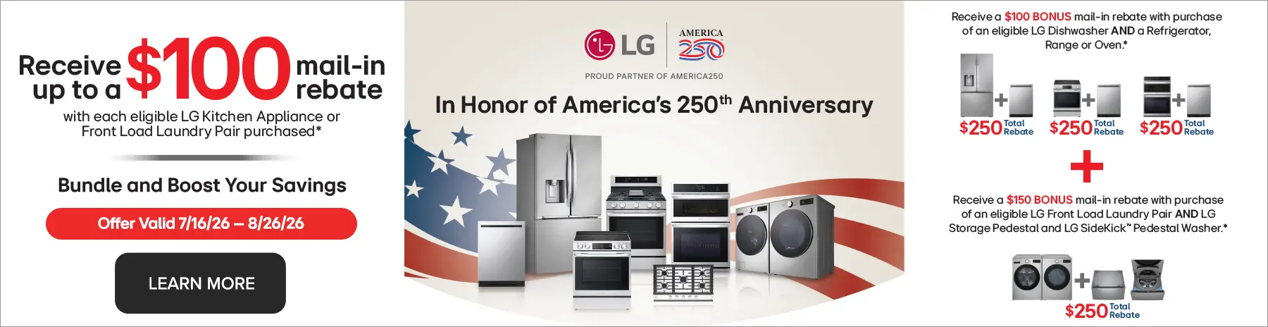 Receive up to a $100 mail-in rebate