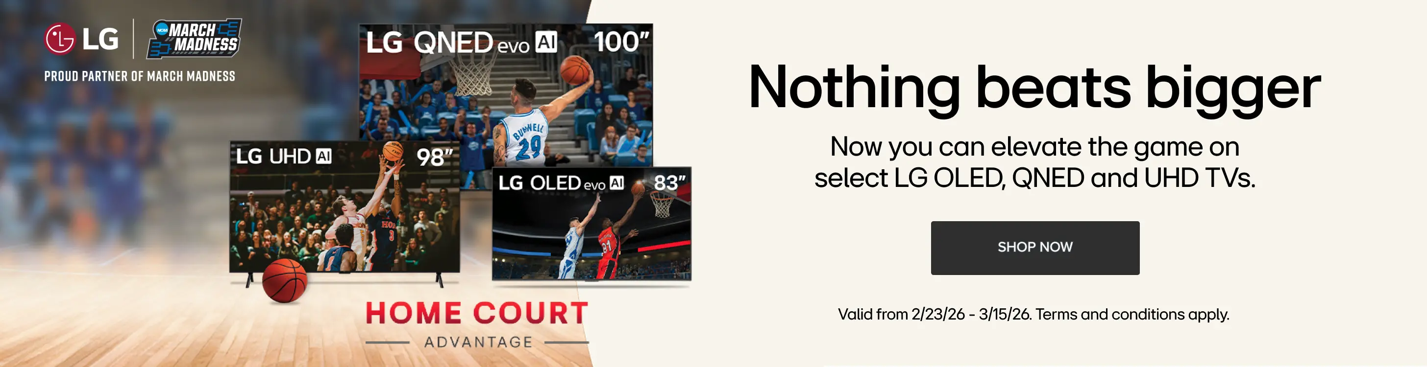 Nothing beats bigger