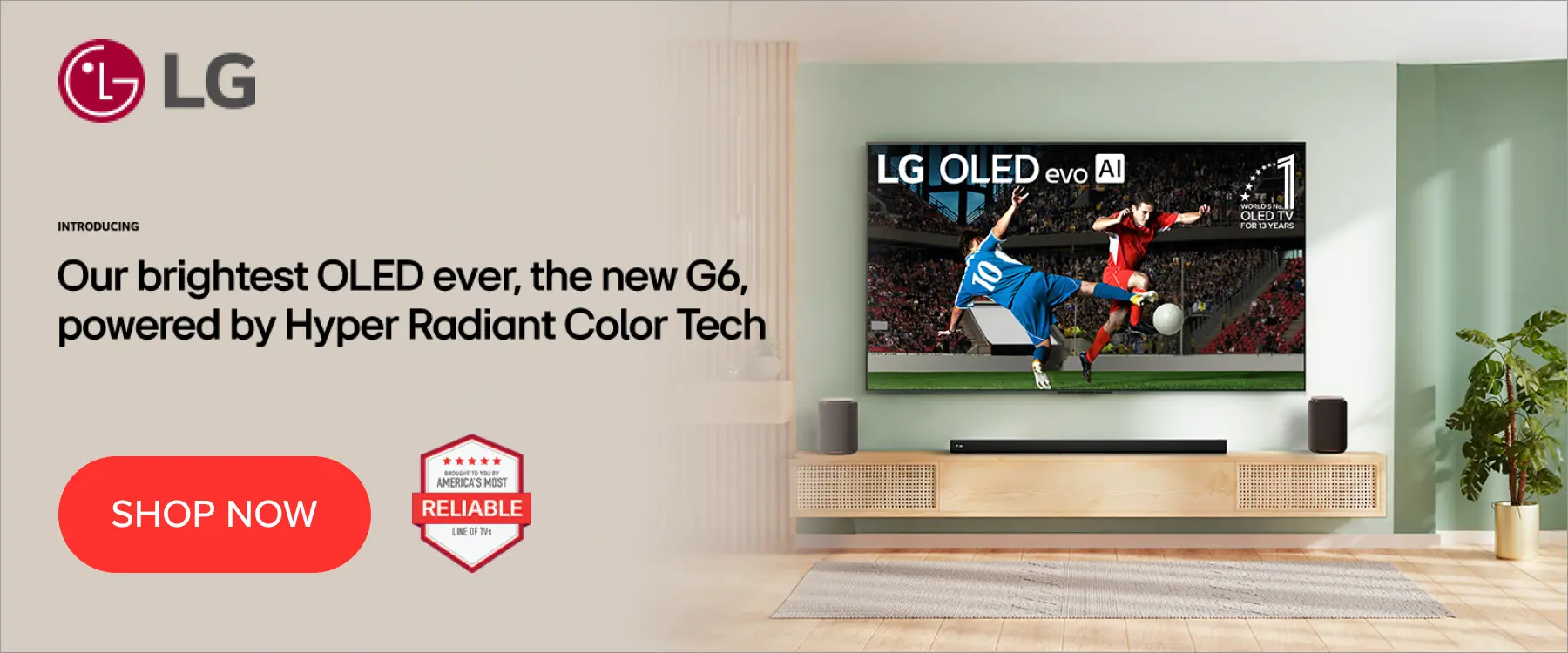 Our brightest OLED TV ever.