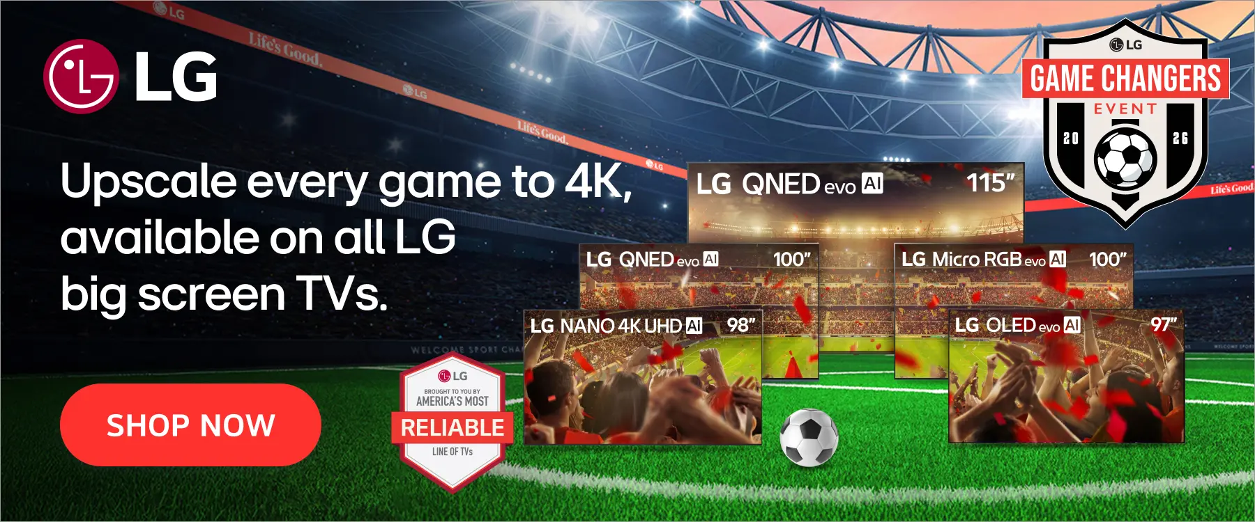 Bundle and save up to $500 on select LG TVs
