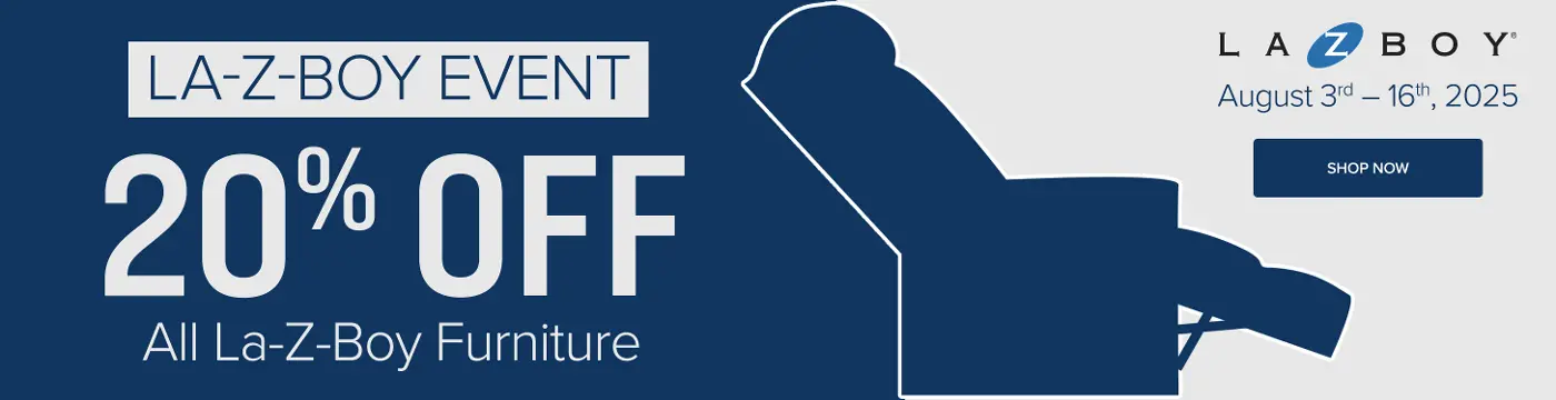 20% off all la-z-boy furniture.