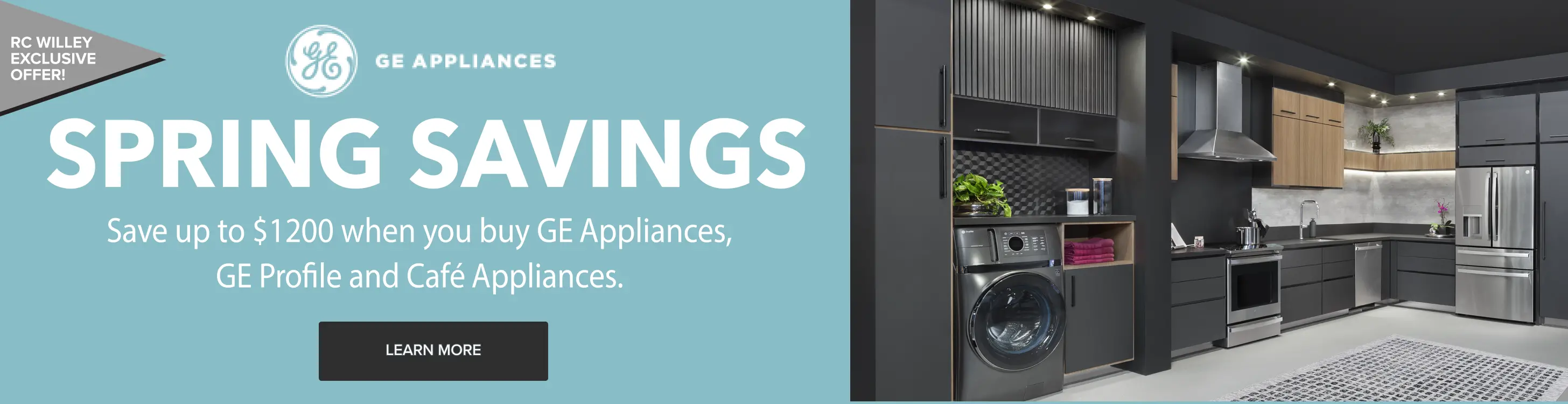 Save up to $1200 when you buy GE, GE Profile, and Cafe appliances.