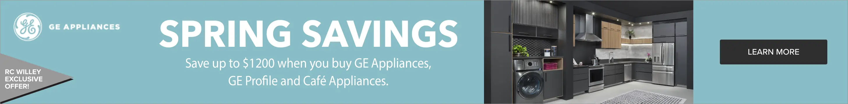 Save up to $1200 when you buy GE, GE Profile, and Cafe appliances.
