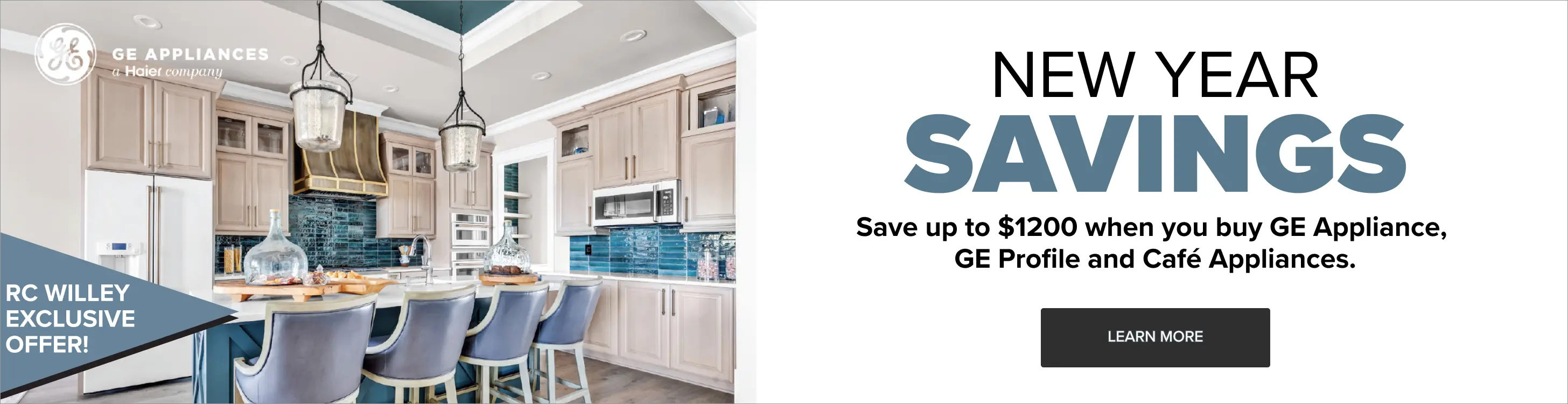 Save up to $1200 on GE, Profile, and Cafe appliances.