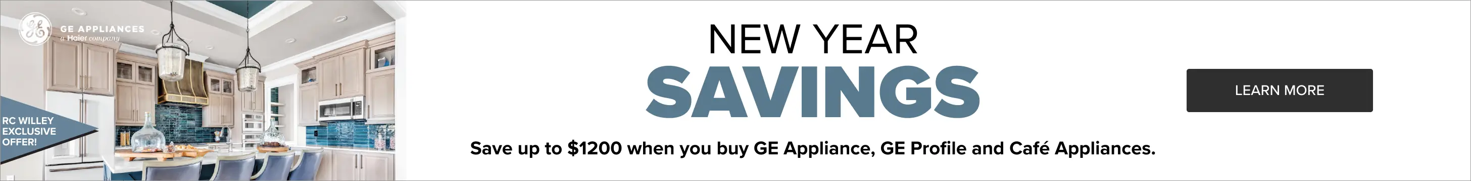 Save up to $1200 on GE, Profile, and Cafe appliances.