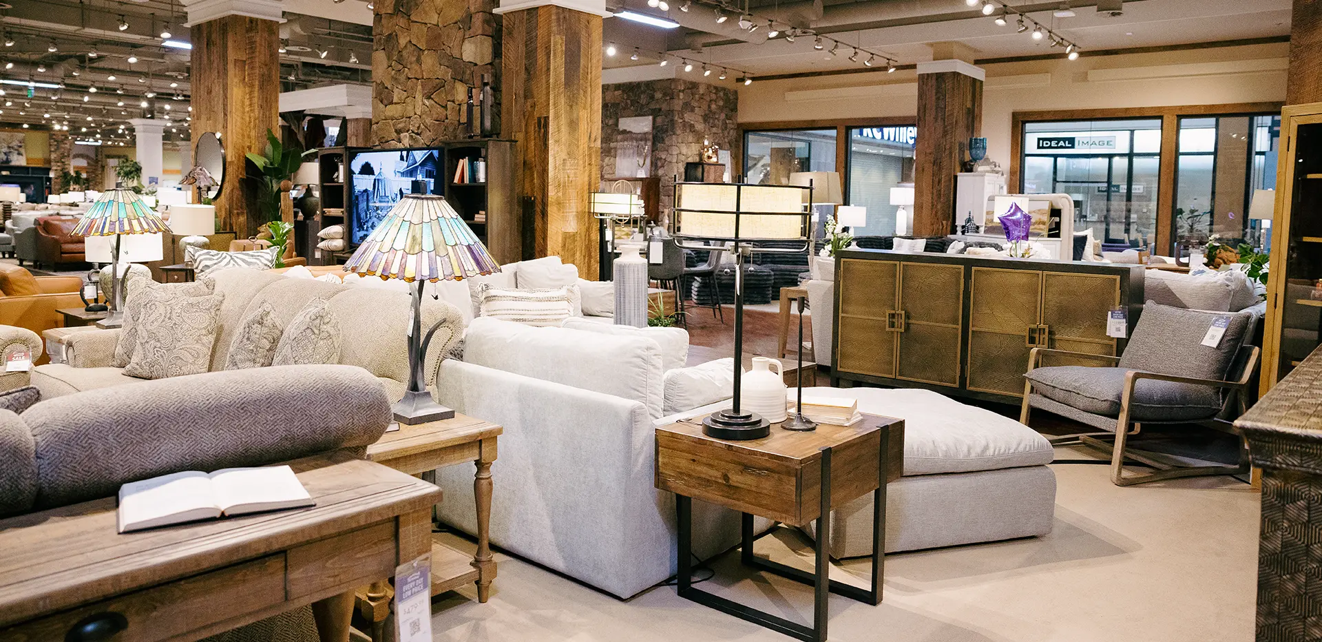 Interior of RC Willey Orem Furniture Store