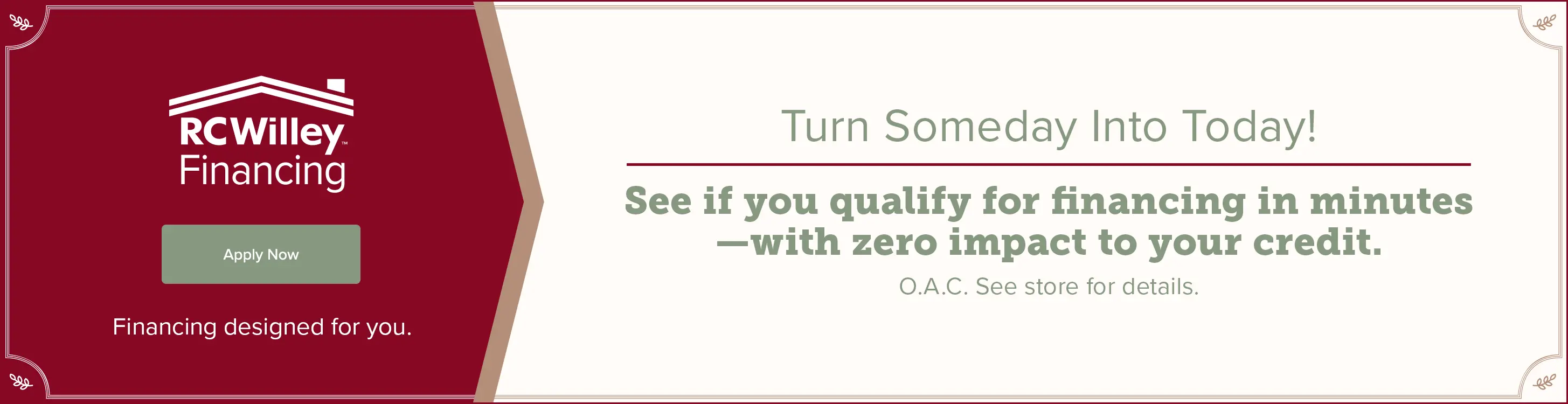 RC Willey Financing. Apply Now!