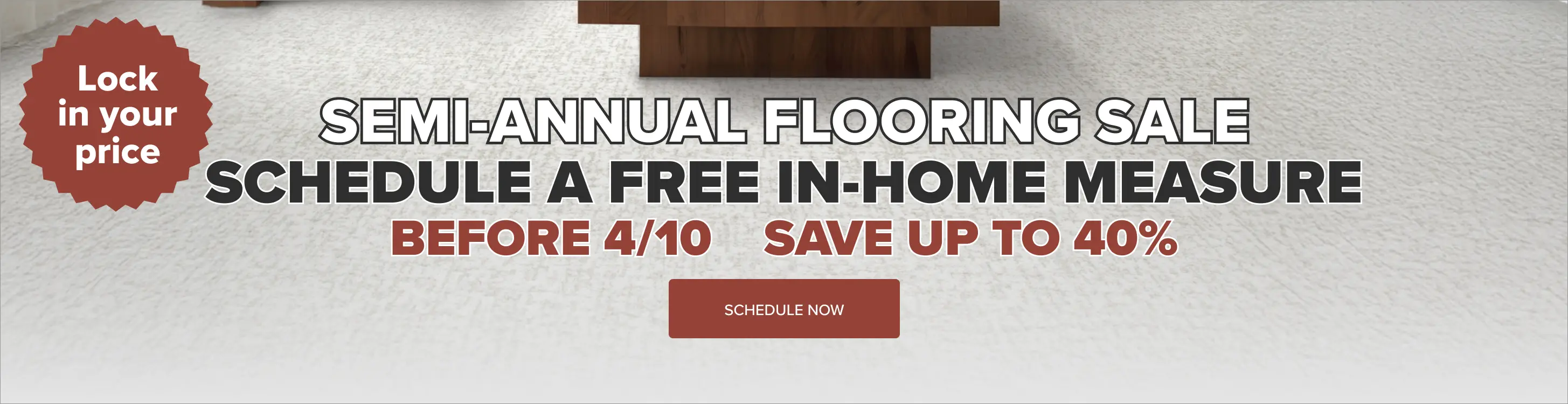 Schedule a free in home measure before 4/9/2026