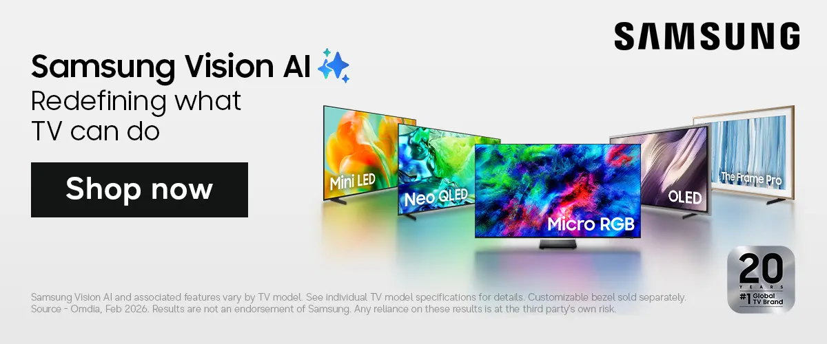 Samsung Vision AI redefining what TV can do.