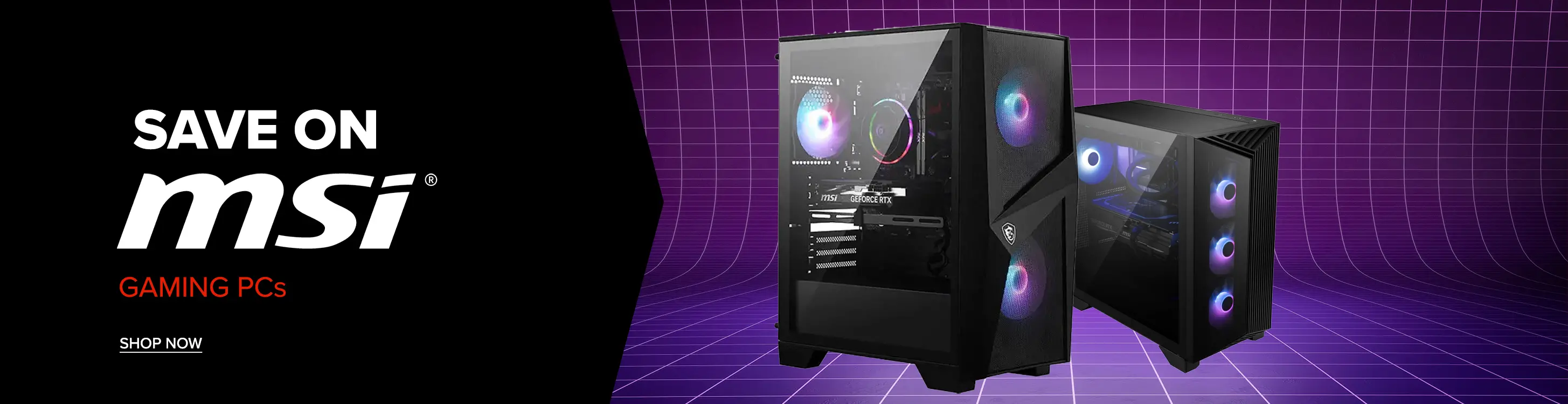 Save on MSi Gaming Computers