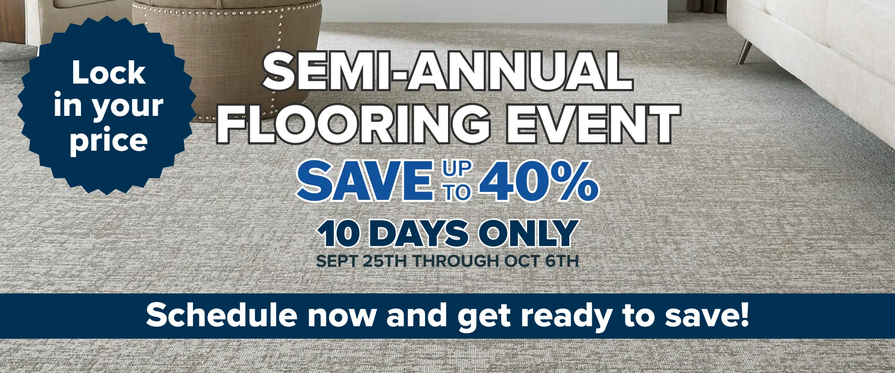 Save up to 40% 10 days only.