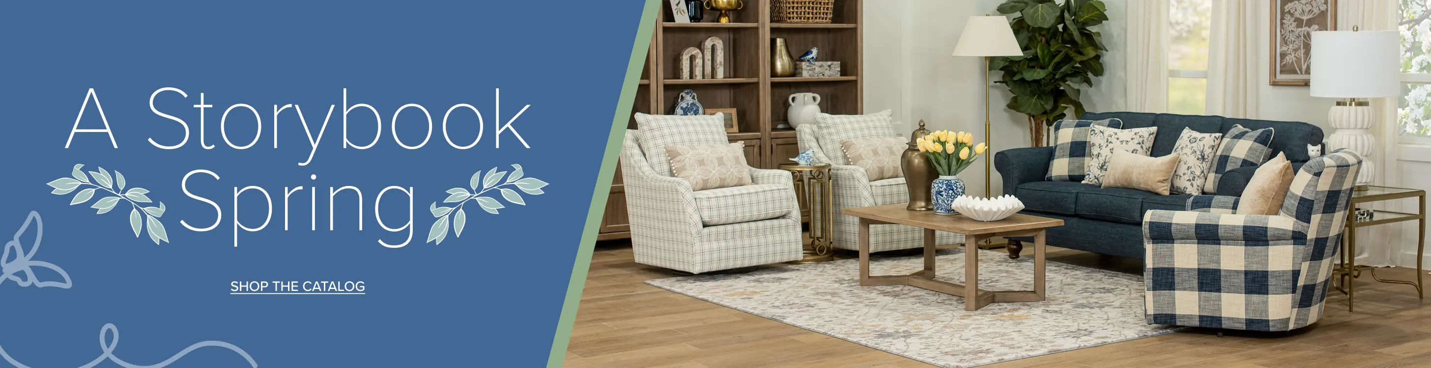 Storybook Spring Living Room - Shop the catalog