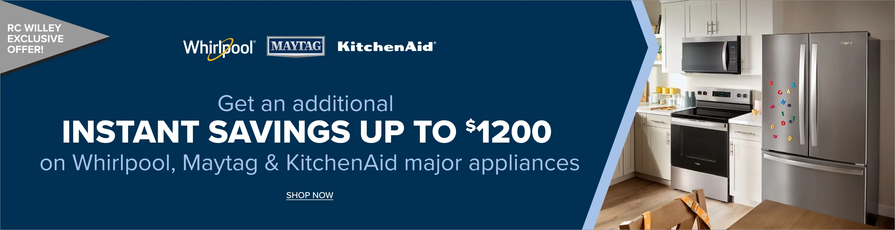 Get an additional instant savings up to $1200. See store for details.