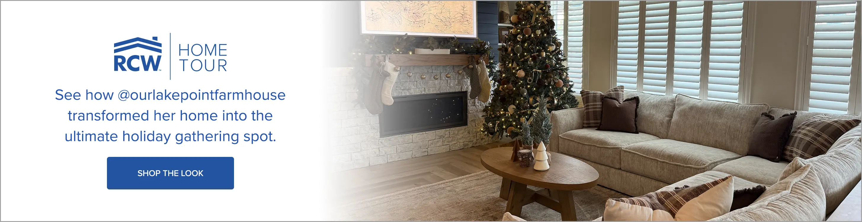 See how @ourlakepointfarmhouse transformed her home into the ultimate holiday gathering spot.