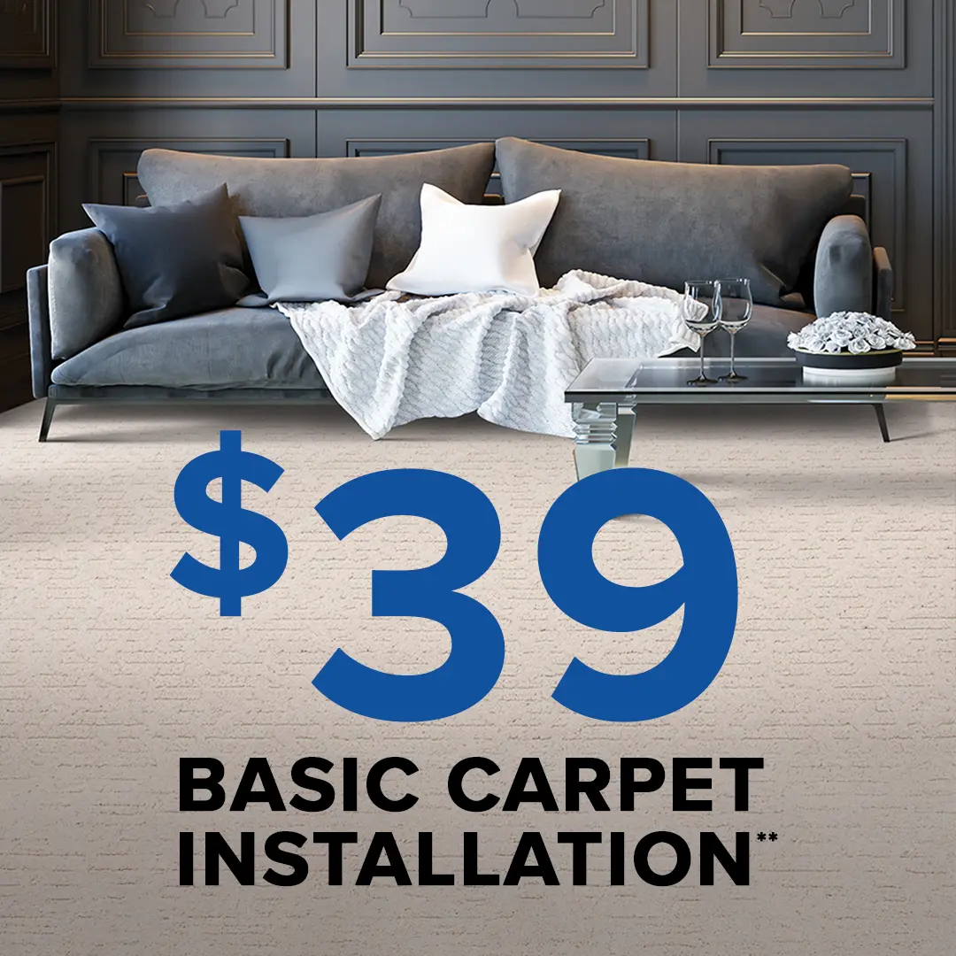 $39 Basic Carpet Installation
