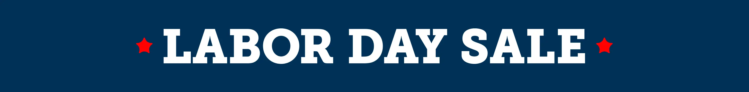 Labor Day Sale