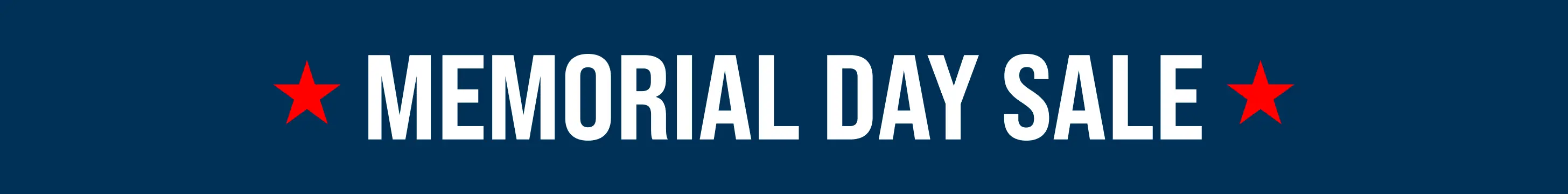 Memorial Day Sale