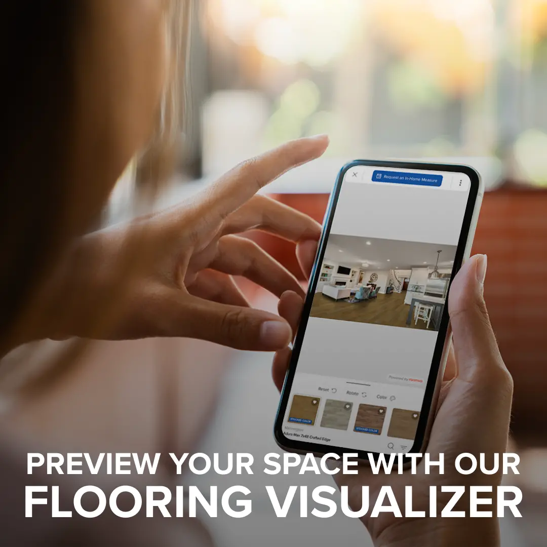 Preview your space with our flooring visualizer