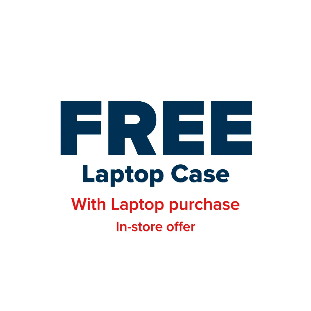 FREE Laptop Case with laptop purchase