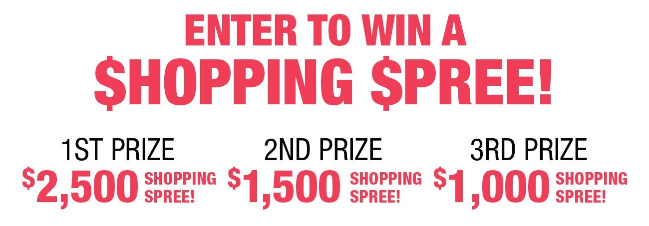 enter to win a shopping spree