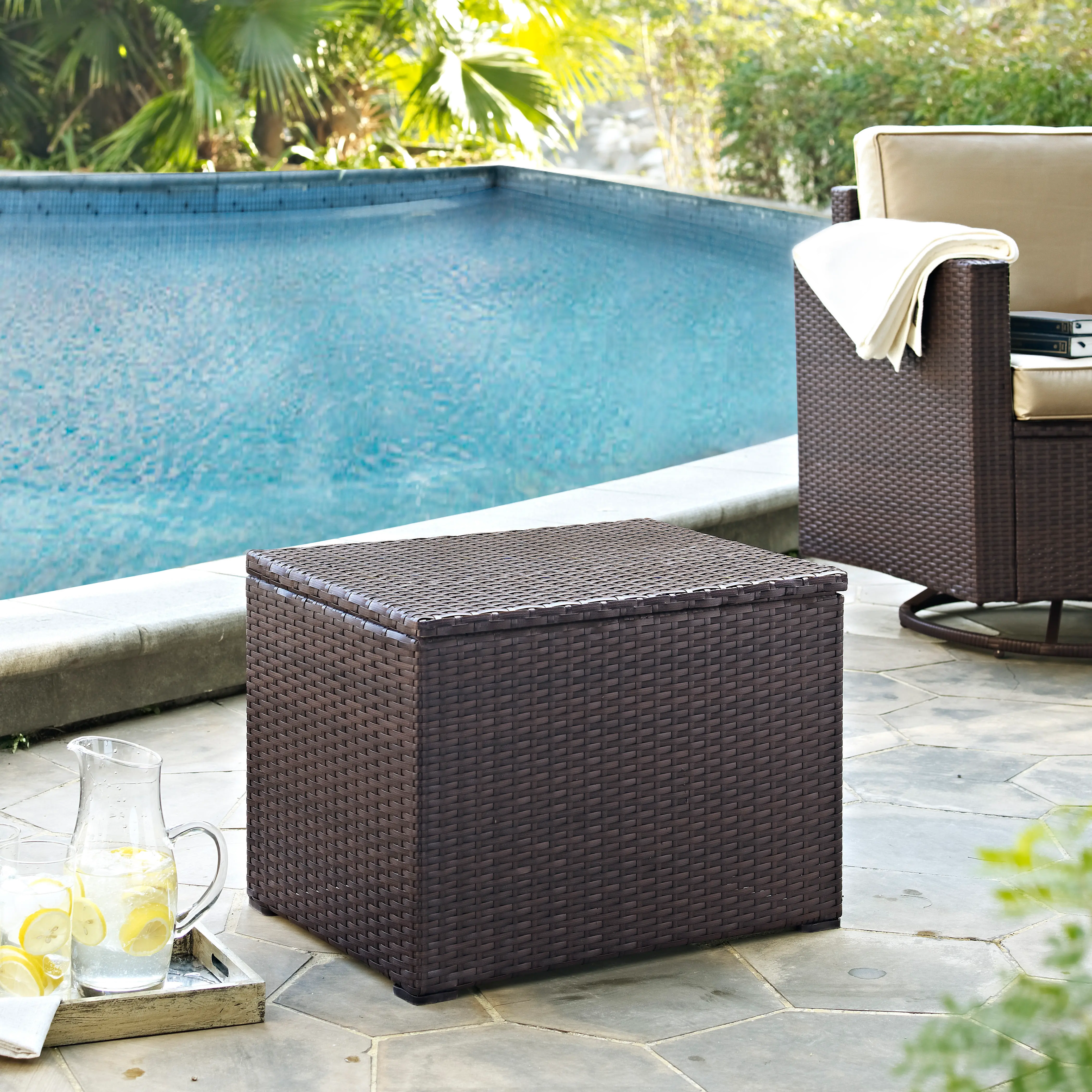CO7302-BR Palm Harbor Wicker Patio Cooler-3