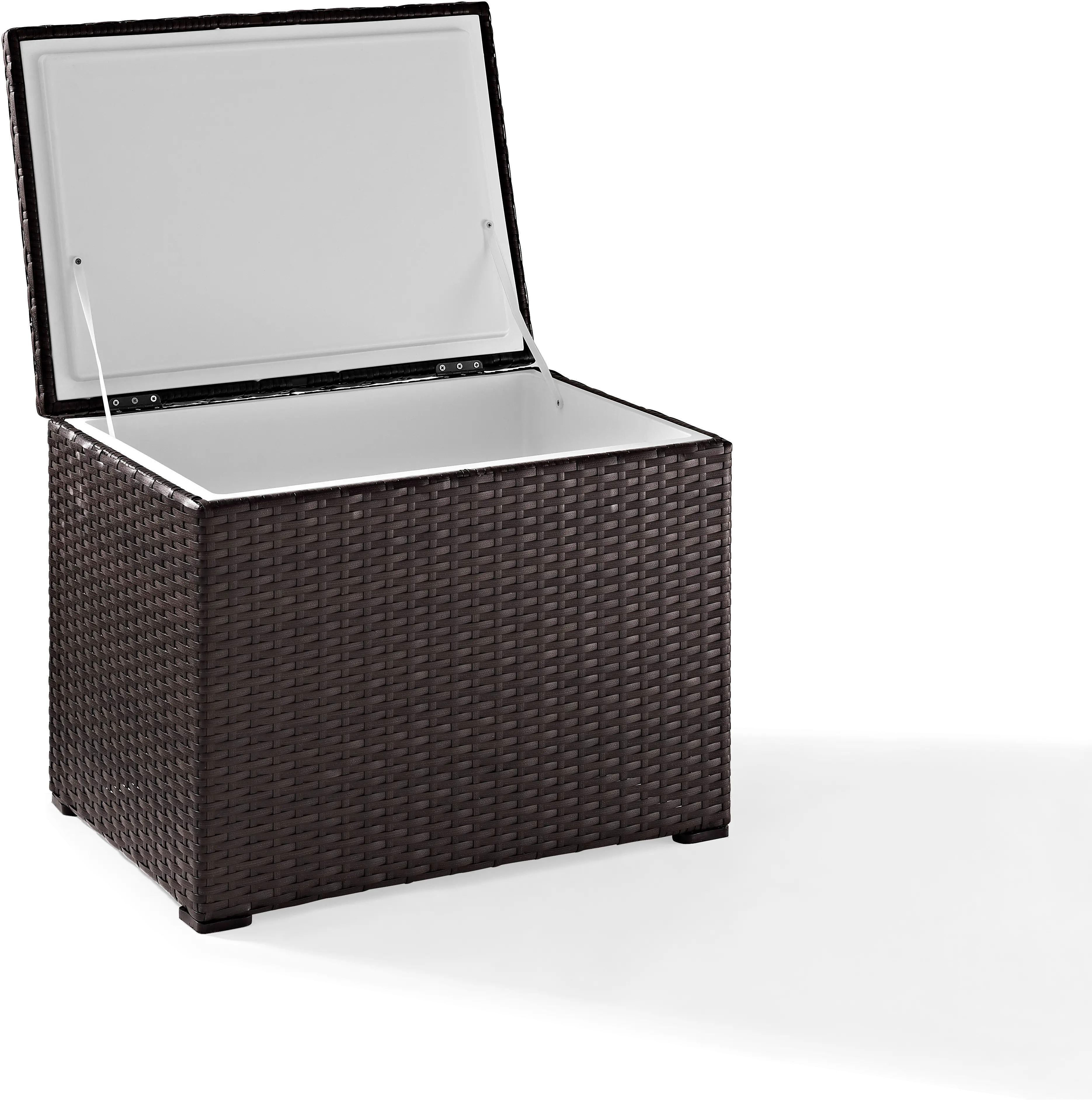 CO7302-BR Palm Harbor Wicker Patio Cooler-1