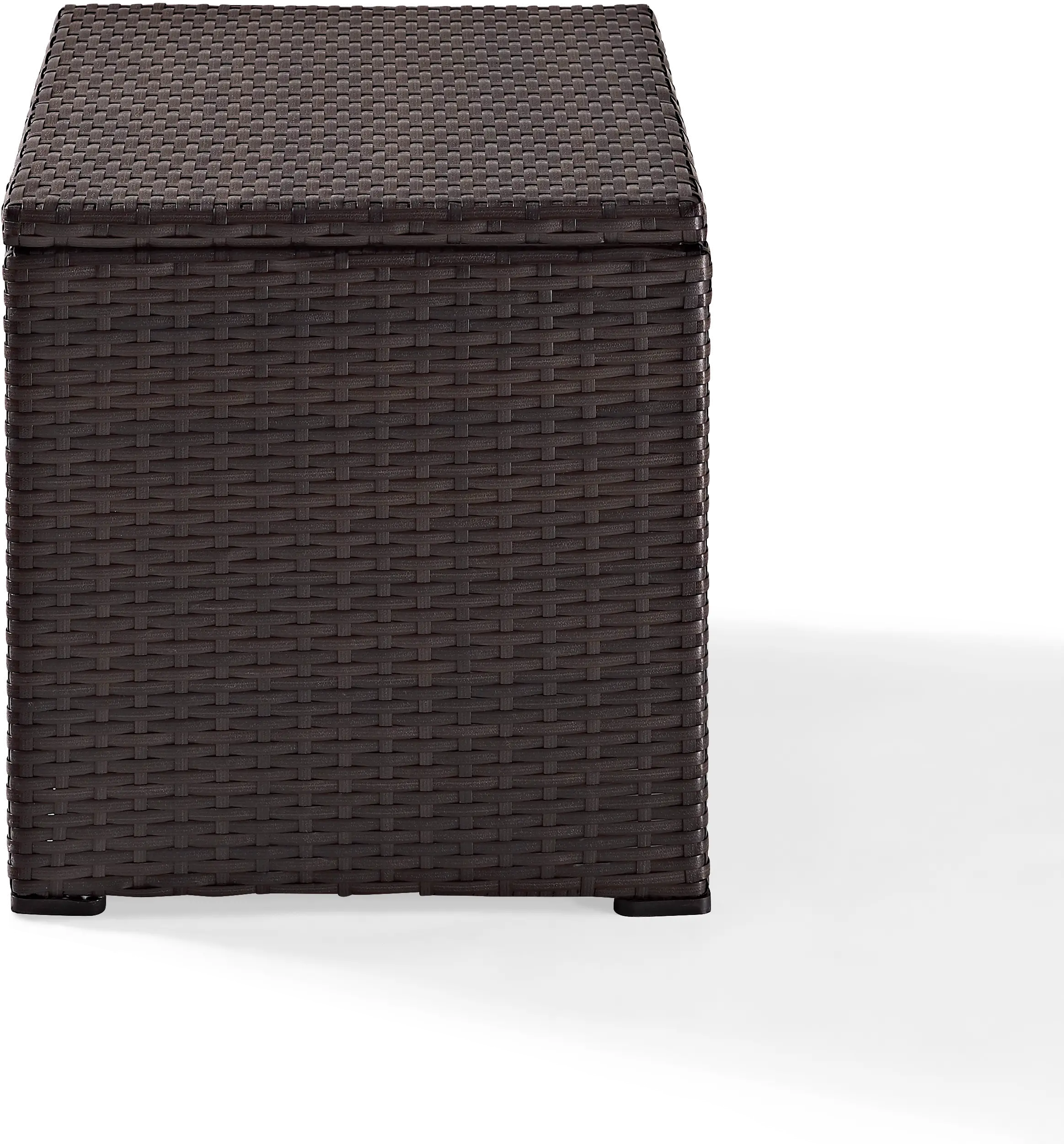 CO7302-BR Palm Harbor Wicker Patio Cooler-7