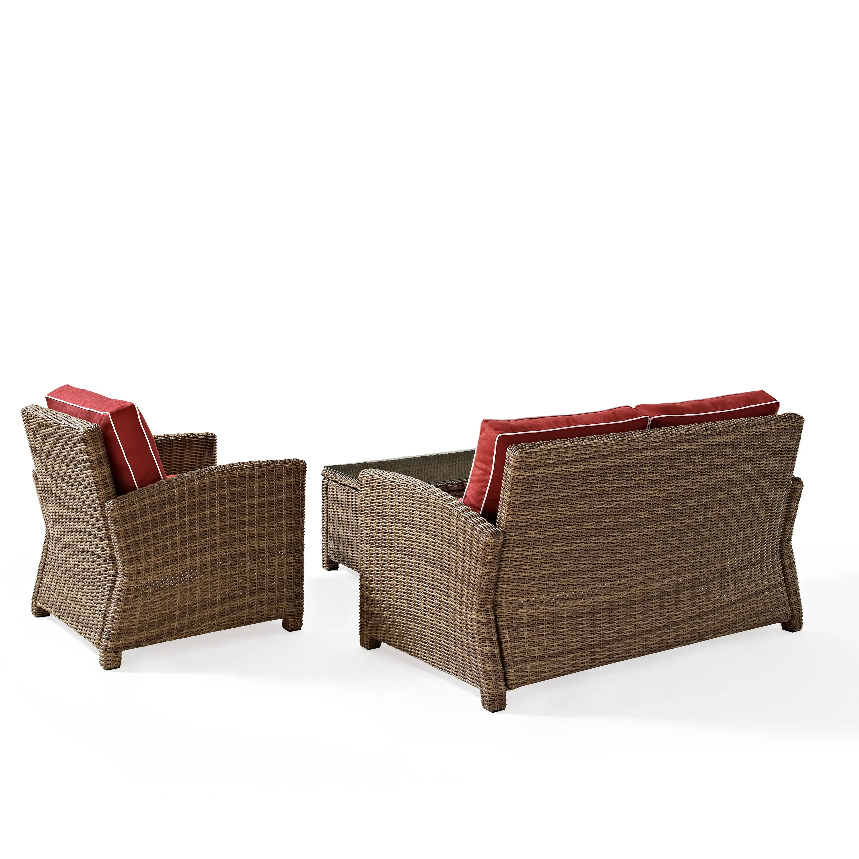 KO70027WB-SG Bradenton Red and Wicker 3 Piece Outdoor Set-3